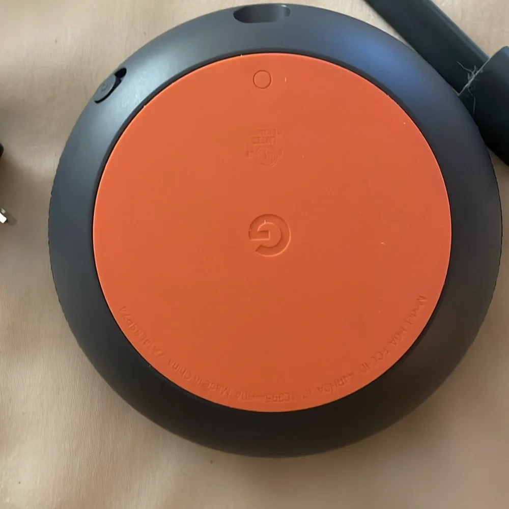 Google Nest Mini in charcoal with Chargers